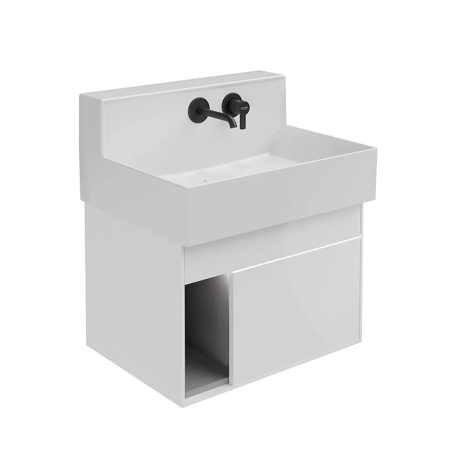 Kerama Marazzi Тумба LOGICA M подвесная 2 выдвижных ящика 65, цвет белоснежный 