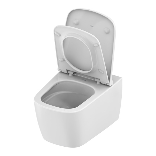 TECEneo Унитаз подвесной 540х367х365, безободковый, смыв Tornado, с крепежом, цвет белый 