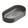Catalano Zero Раковина настольная 60х35 см, без отв. под смеситель, покрытие Cataglaze+, цвет черный матовый