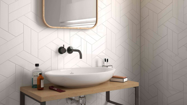 CHEVRON WALL CREAM RIGHT 