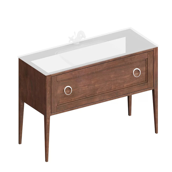 Kerama Marazzi Тумба PLAZA Classic NEO напольная 1 ящик 120, орех матовый 