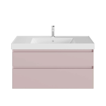 Kerama Marazzi Тумба CUBO подвесная с ящиками 100, Мальва матовая 