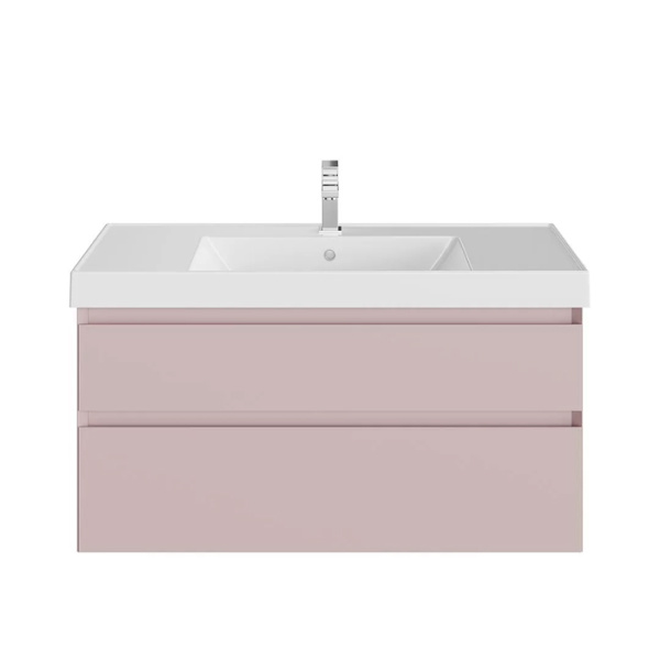 Kerama Marazzi Тумба CUBO подвесная с ящиками 100, Мальва матовая 