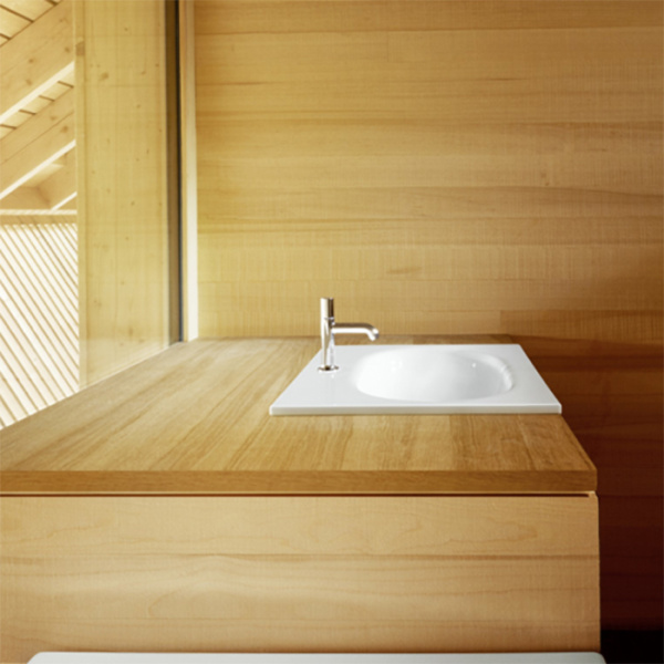 BETTE COMODO Раковина встраиваемая на столешницу  600×495×120 мм,  с 1 отв под смес, с крепл. в компл.цвет белый (СПЕЦЦЕНА со склада) 