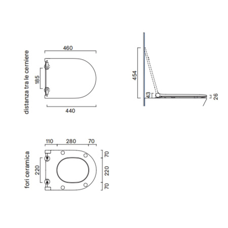 Catalano SFERA-ZERO Сиденье SLIM с микролифтом, цвет белый матовый 
