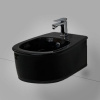 Artceram AZULEY  Биде подвесное 36*52см c креплением, с 1 отв под смеситель, цвет черный