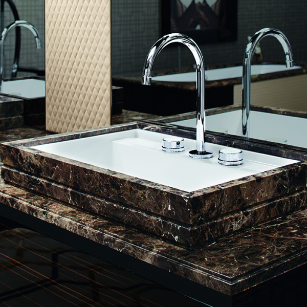 VITAGE milldue edition Four Seasons Тумба под раковину 900х555х354 мм., 1 ящик, профиль сталь, цвет глянцевый шпон Ebano 