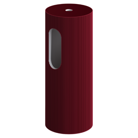 Пьедестал для раковины рифленый Corian 300*720 Burgundy 