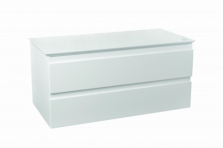 EB2084-J51 MADELEINE Тумба со столешницей и с подсветкой для накладной раковины, 100 см, цв мат бел 