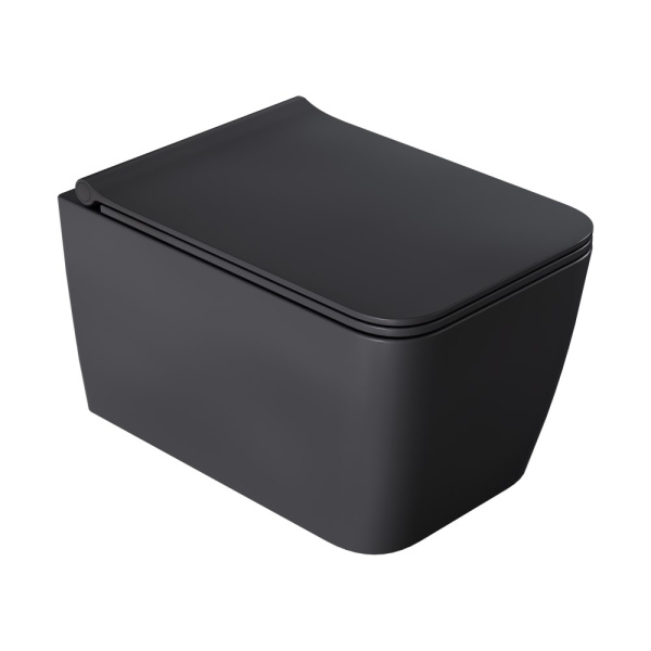 Zen подвесной унитаз с крышкой ANTHRACITE 