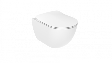 CREAVIT FREE Унитаз подвесной безободковый с биде FE322.00000 