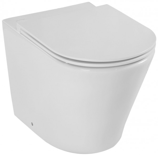 EDAA102-00 Rodin+ Приставной унитаз со стандартным ободом,белый 