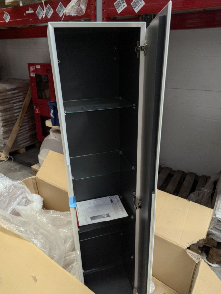 Laufen Palomba Шкаф подвесной, 360х310х1650мм, с 1 дверцей, DX, цвет: белый матовый (НЕ производится!) 