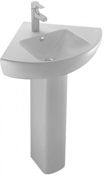 E4710-00 раковина ODEON UP углов1 отв. /50х50/ (бел) 