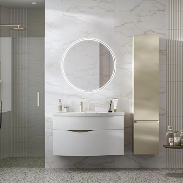 Kerama Marazzi Пенал CUBO подвесной правый 165, лимо матовый 