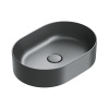 Catalano Zero Раковина настольная без перелива 50x35 h12, без отв. под смеситель, покрытие Cataglaze+, цвет черный матовый