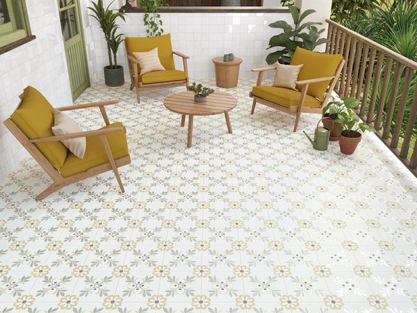  LLEVANT YELLOW GARDEN LT 22,3х22,3 см 