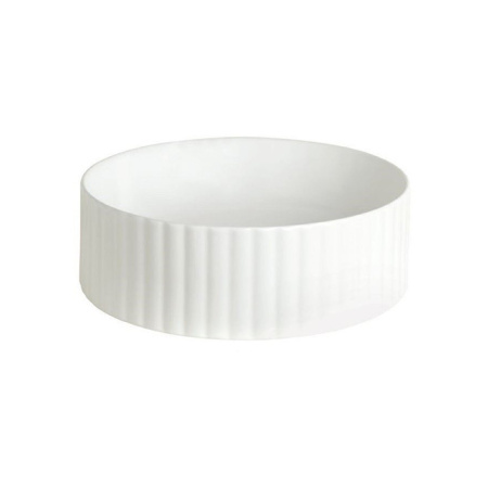 Artceram MILLERIGHE Раковина накладная,Ø44,5хh14,5см, без отв под смеситель, без перелива, цвет: белый матовый 