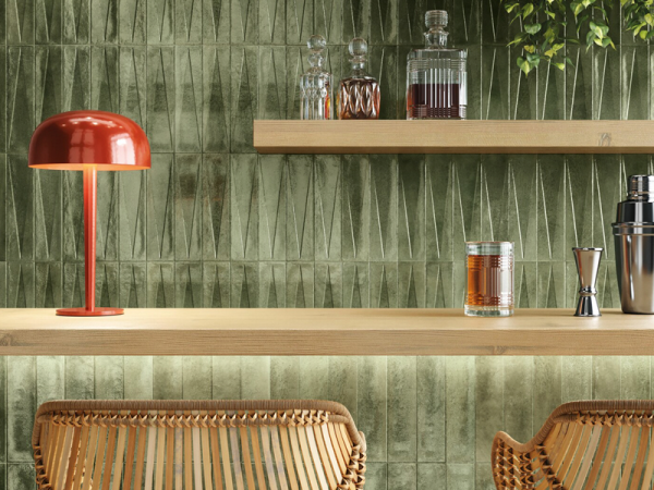  35261 BARI Green 6х24,6 см 