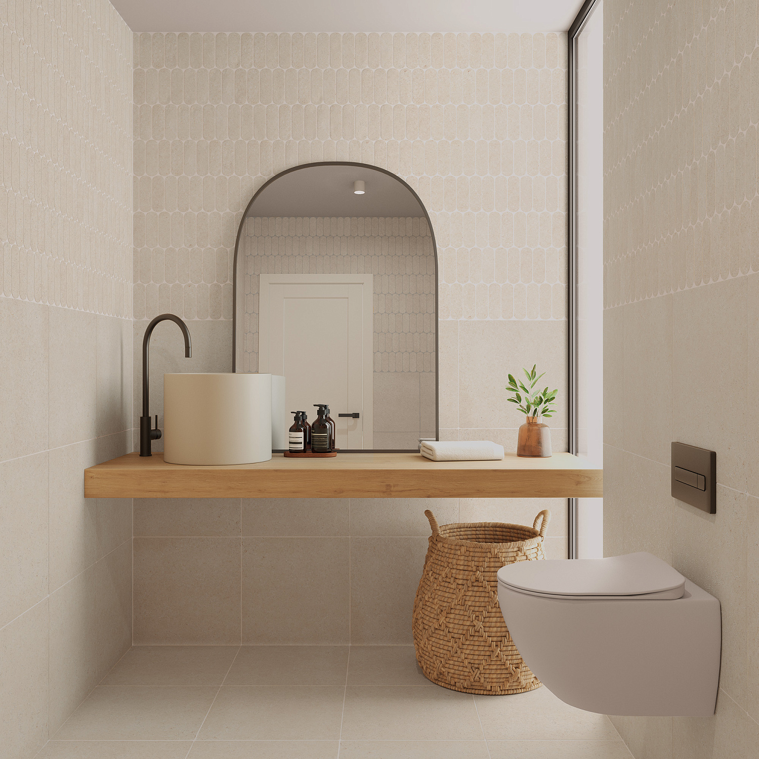  Stone Dust OM Bianco 5x15 (66 шт/0,469/0,007 м2)