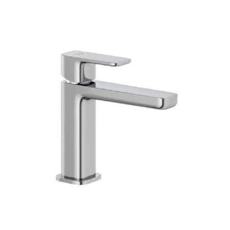 Смеситель для раковины, Kludi, Renon, 110, Push-Open, цвет-черный матовый 