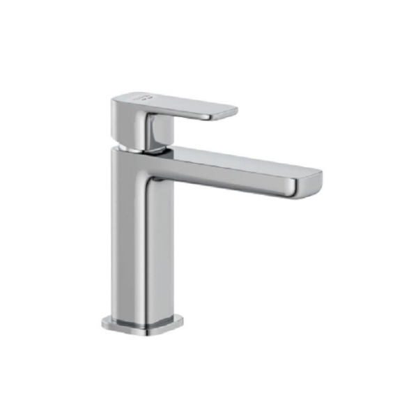 Смеситель для раковины, Kludi, Renon, 110, без донного клапана, цвет-черный матовый 