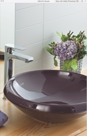 XX CREAVIT Раковина мебельная накладная (45 см) ЧЕРНАЯ MN045.40000 