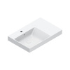 Catalano ZERO Раковина 75x50 чаша слева, с 1 отв. под смеситель, покрытие Cataglaze+, цвет белый глянцевый