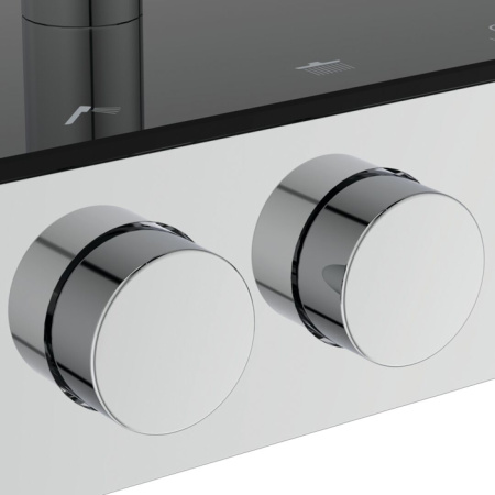 Ideal Standard Ceratherm Solos Душевая стойка, термостат, верхний душ 30см, руч.душ 13см, шланг 175см, цвет: хром 