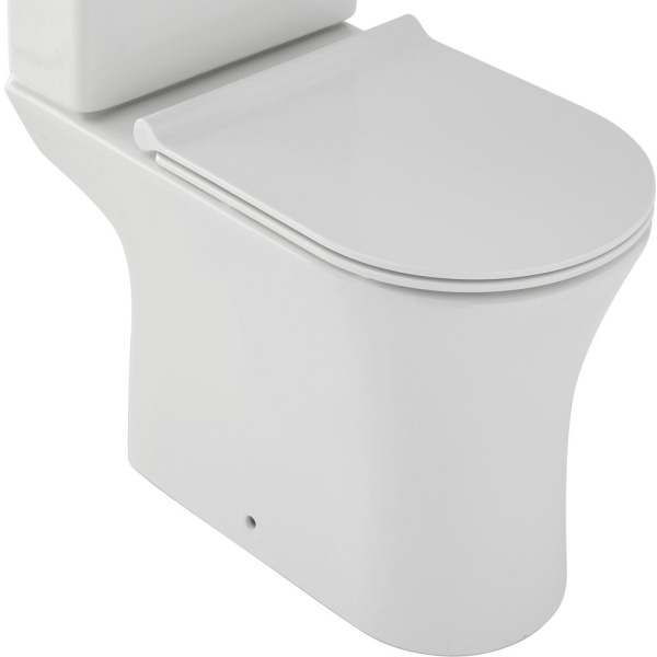 UJAL102-0 ALEO Чаша напольного унитаза, технология Rimless, крепления в комплекте 