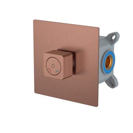 Смеситель автоматический встроенный QUAD Brushed Bronze 