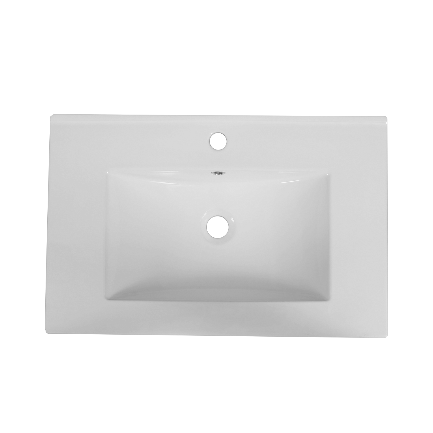 Раковина накладная Oliveeka, белая, NS70