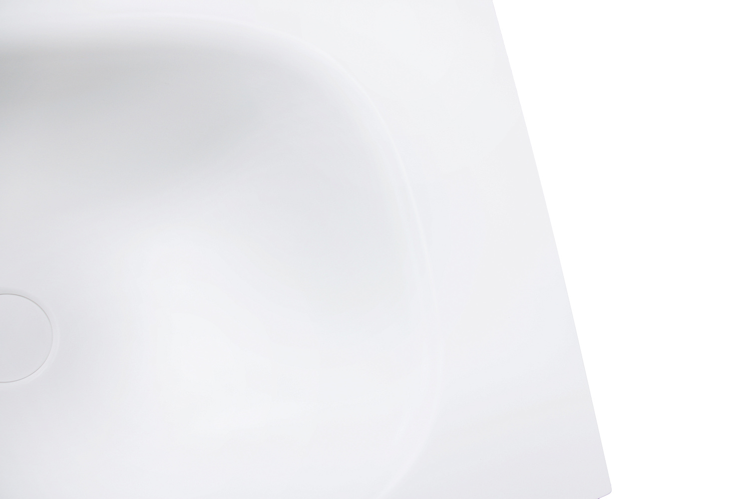 Раковина накладная алюминиевая M115W80 белый мат