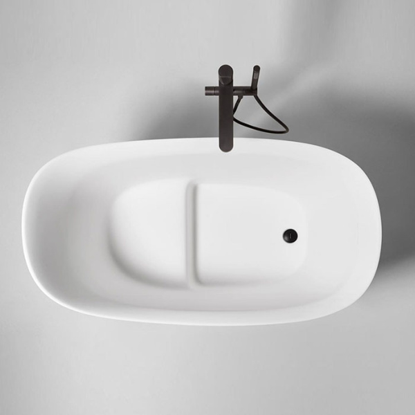 ANTONIO LUPI MASTELLO Ванна отдельностоящая 1350х750х870 мм., с нажимным донным клапаном, сифоном и гибким шлангом, Flumood, цвет белый 