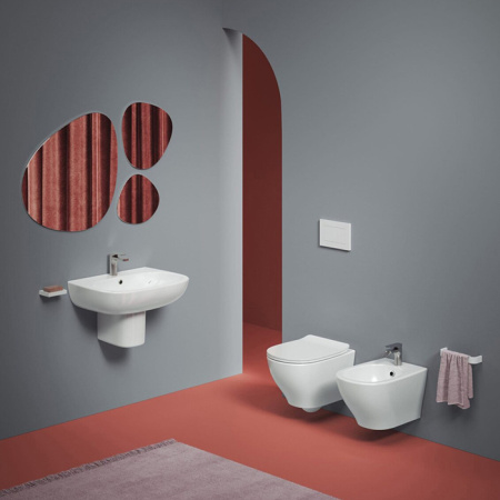 Artceram TEN 4.0  Биде подвесное 36х52, с 1 отв под смеситель, с креплениями, цвет белый (Цена по акции) 