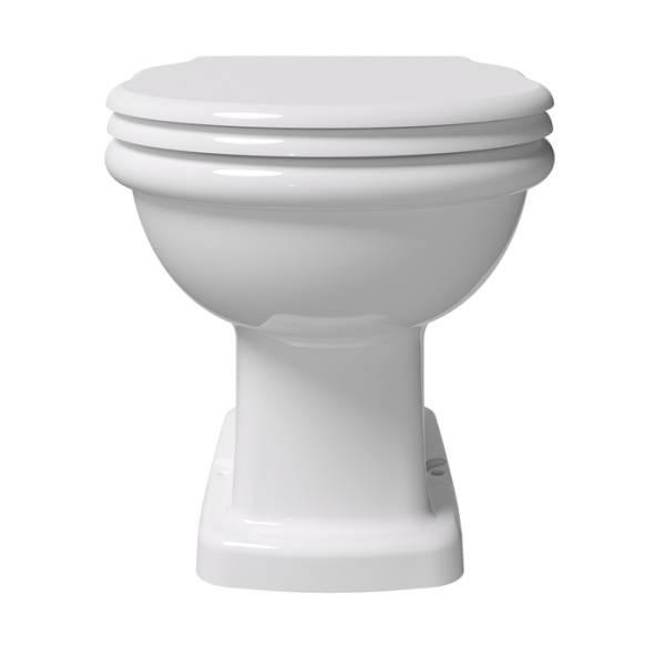 Alice Унитаз BOHEME 54х35хВ39, напольный, без сиденья, белый глян 