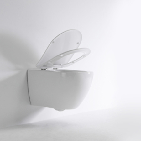 TECEspring R Комплект: Унитаз подвесной, со смывом Tornado flush, сиденье Slim с микролифт и быстрым снятием, белый глянец 