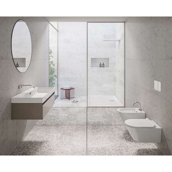 Catalano ZERO Раковина 100x50, без отв. под смеситель, покрытие Cataglaze+, цвет белый глянцевый 