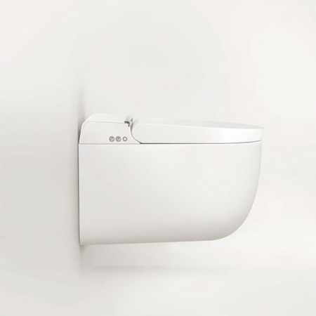 Artceram HYPE Унитаз-биде подвесной 38X59см, безободковый, с soft-close, с пультом д/у, цвет белый матов с покрытием saniglaze (АКЦИЯ 2026!) 