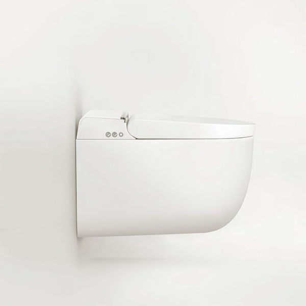 Artceram HYPE Унитаз-биде подвесной 38X59см, безободковый, с soft-close, с пультом д/у, цвет белый матов с покрытием saniglaze (АКЦИЯ 2026!) 