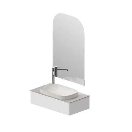 Kerama Marazzi Тумба MAGICA подвесная 90, 1 ящик, утренний серый матовый 