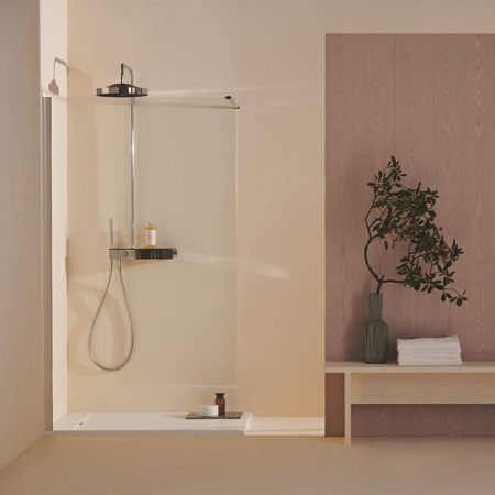 Ideal Standard Ceratherm Solos Душевая стойка, термостат, верхний душ 30см, руч.душ 13см, шланг 175см, цвет: хром 