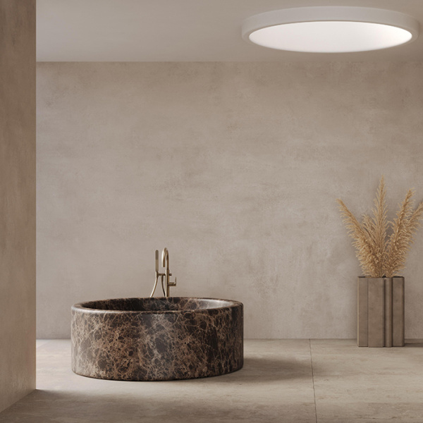 DEA DESIGN Marble Ванна Rimini из мрамора отдельностоящая 1500х500хh560 мм , цвет Dark Emperador 