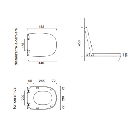 Catalano Alvea Сиденье для унитаза с микролифтом, быстросъемное, цвет белый глянцевый 