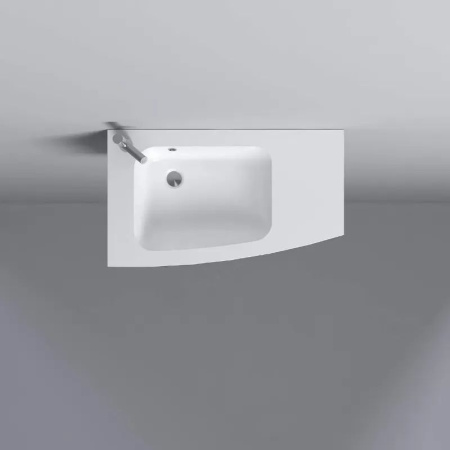 EB1880RU-00 Nona Nona раковина из гелькоата,  глянцевый белый, 80 см, 1 раковина 