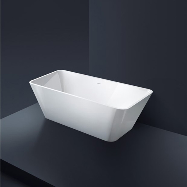 Gruppo Treesse Viva Ванна отдельностоящая овальная 165х70х60 см из искусственного камня, цвет белый 