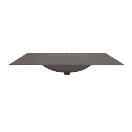 Раковина накладная алюминиевая M115B100 темный коричневый 