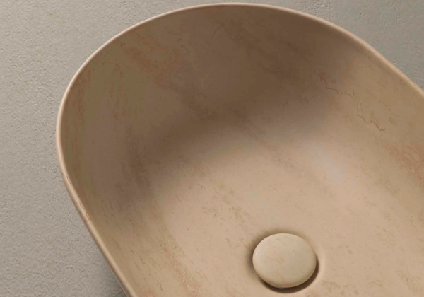 GLOBO Выпуск для раковины без перелива,  цвет travertino 