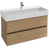 EB2383-E75 Tolbiac Тумба под раковину 100см, 2 ящика,  цвет Дуб Давос натуральный
