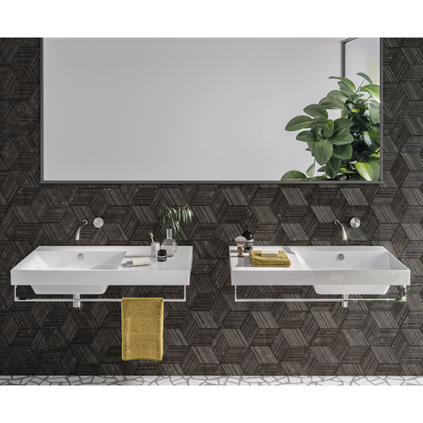 Catalano ZERO Раковина 100x50 чаша слева, без отв. под смеситель, покрытие Cataglaze+, цвет белый глянцевый 